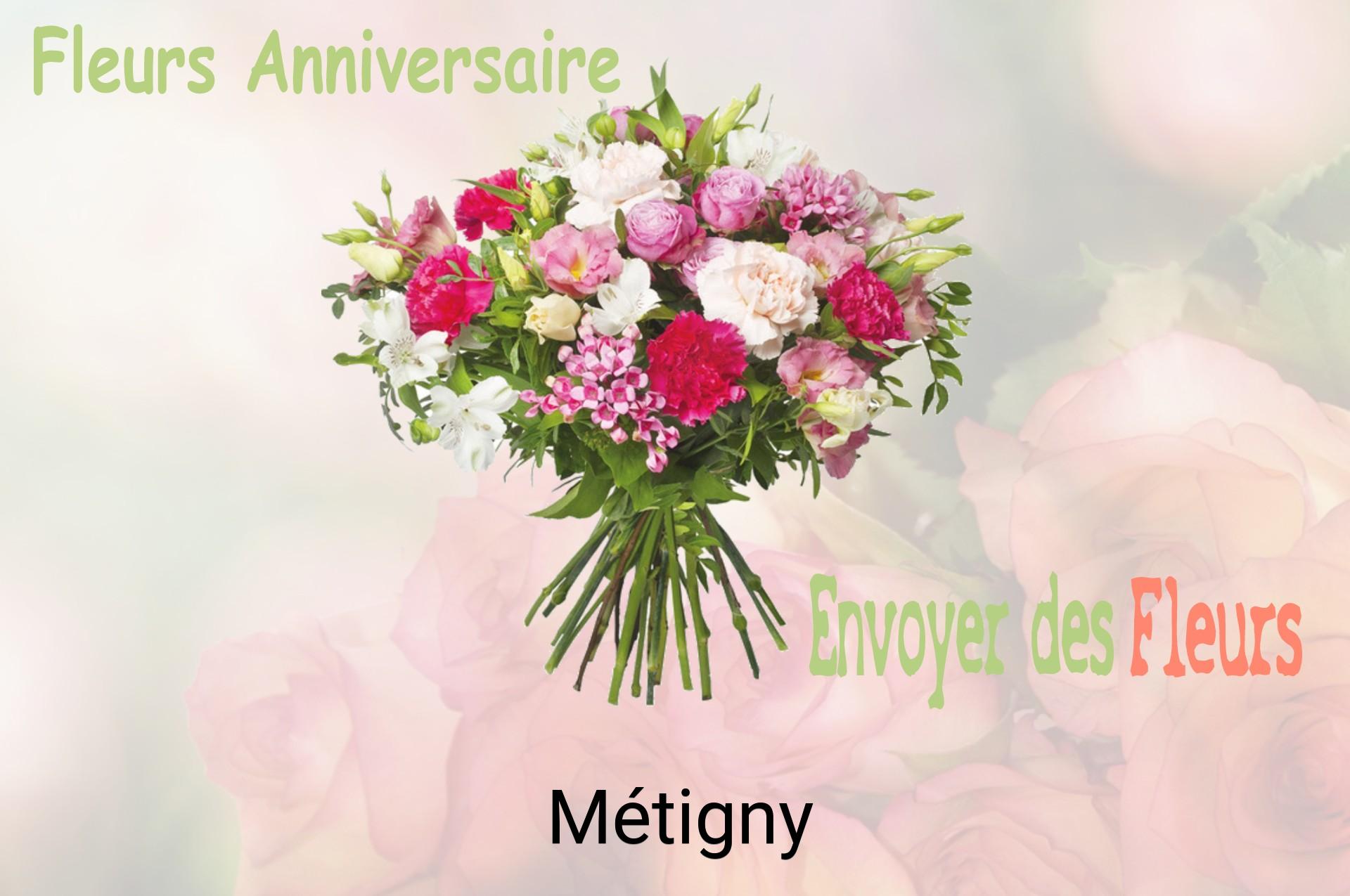 Bouquet de fleurs d’anniversaire livré à Métigny